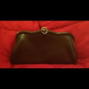 Vintage brown clutch